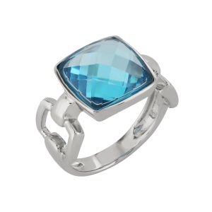 Кольцо из серебра 925 с фианитом, ср. вес 7,22г
