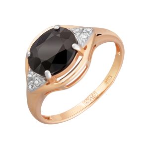 Кольцо из красного золота 585, ср. вес 2,73г