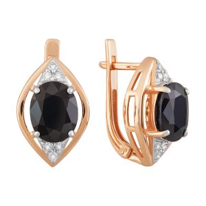 Серьги из красного золота 585, ср. вес 5,27г