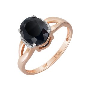 Кольцо из красного золота 585, ср. вес 2,72г