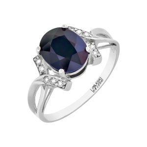 Кольцо из белого золота 585, ср. вес 2,46г