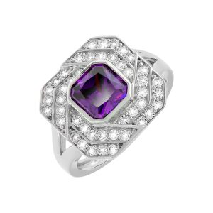 Кольцо из серебра 925 с фианитами, ср. вес 5,04г