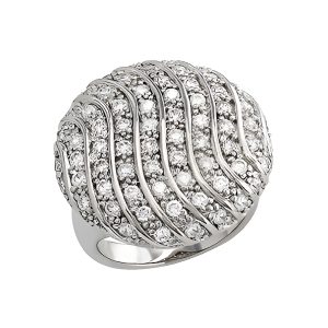 Кольцо из серебра 925 с фианитами, ср. вес 12,62г